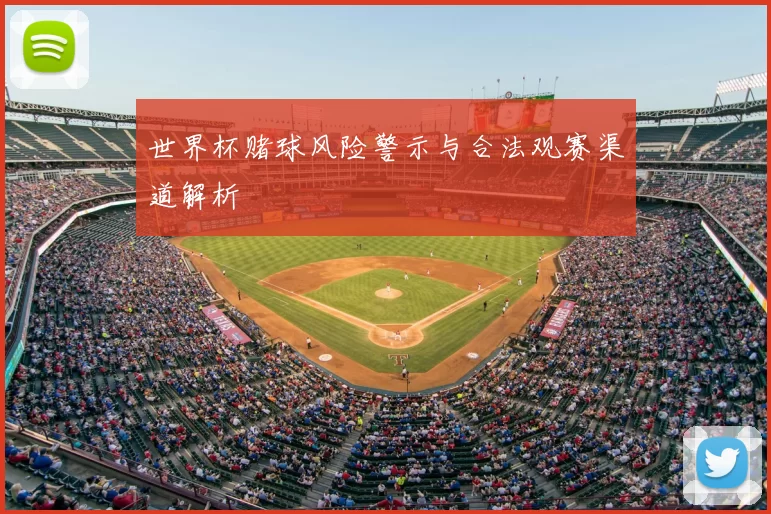 世界杯赌球风险警示与合法观赛渠道解析